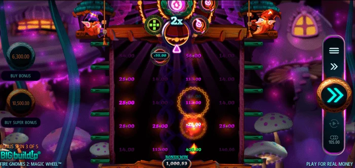 Fire Gnomes 2 Magic Wheel – freespin-rács aktív szerepekkel