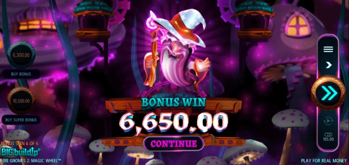 Fire Gnomes 2 Magic Wheel – bónusz nyeremény
