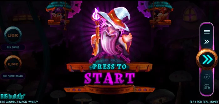 Fire Gnomes 2 Magic Wheel – bónuszjáték indítása