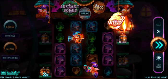 Fire Gnomes 2 Magic Wheel – szimbólumok táblázata